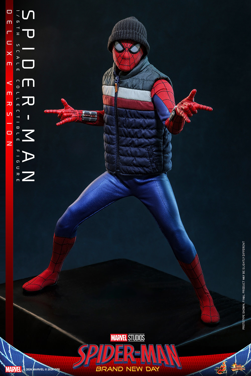 Marvel Spider-Man (Deluxe Version) Sixth Scale Figure  (Prototype Shown) View 8