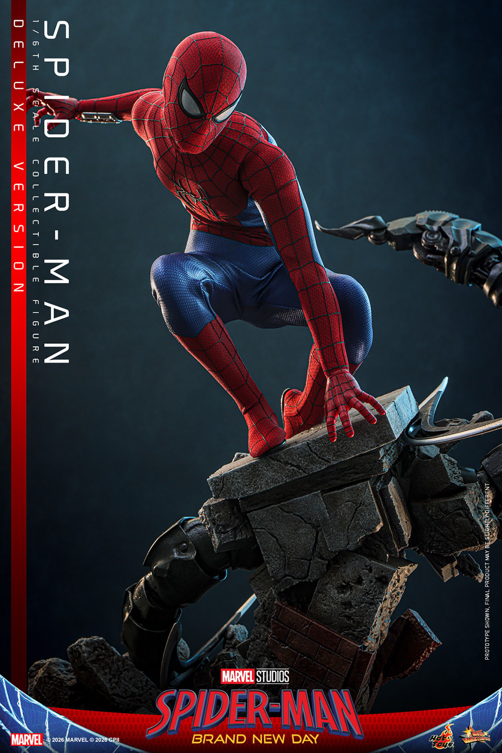 Marvel Spider-Man (Deluxe Version) Sixth Scale Figure  (Prototype Shown) View 12