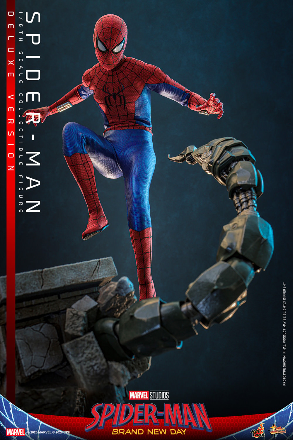Marvel Spider-Man (Deluxe Version) Sixth Scale Figure  (Prototype Shown) View 13