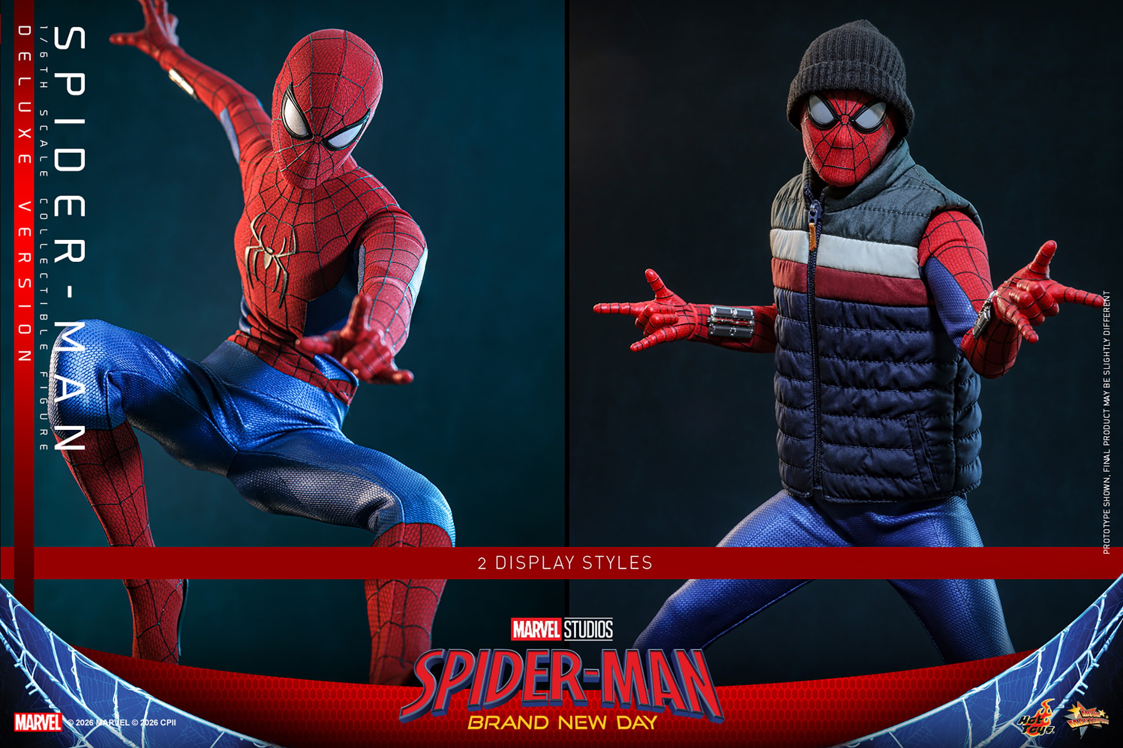 Marvel Spider-Man (Deluxe Version) Sixth Scale Figure  (Prototype Shown) View 17