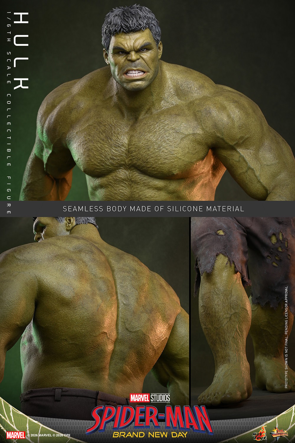 Marvel Hulk Sixth Scale Figure  (Prototype Shown) View 23