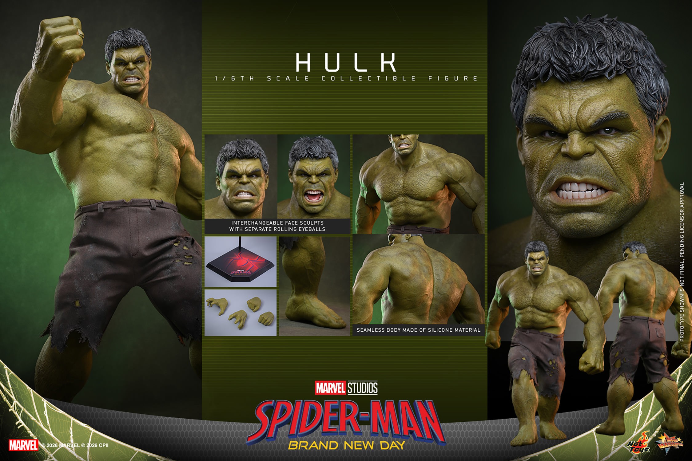 Marvel Hulk Sixth Scale Figure  (Prototype Shown) View 24
