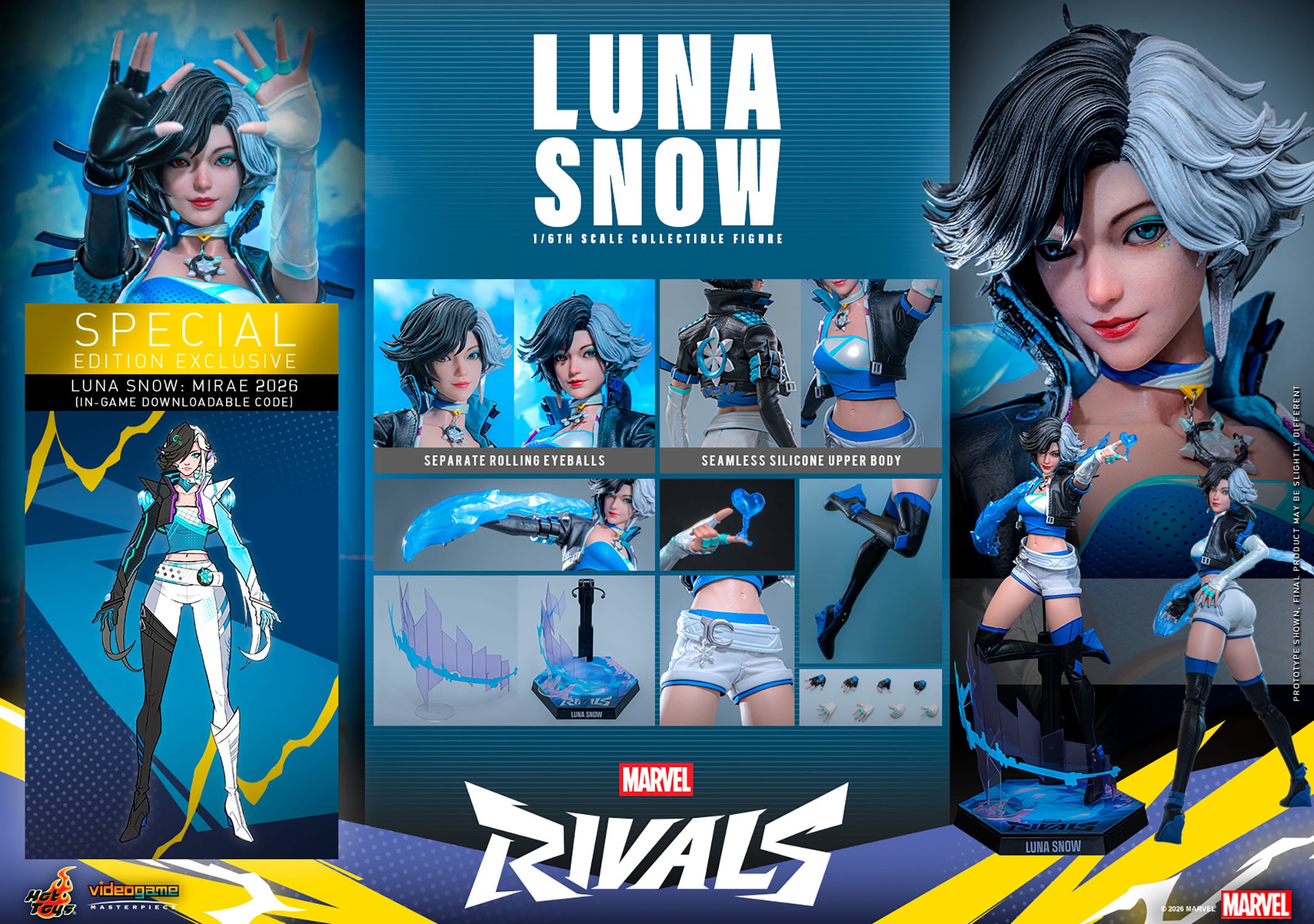 Marvel Luna Snow (Special Edition) Sixth Scale Figure  (Prototype Shown) View 24