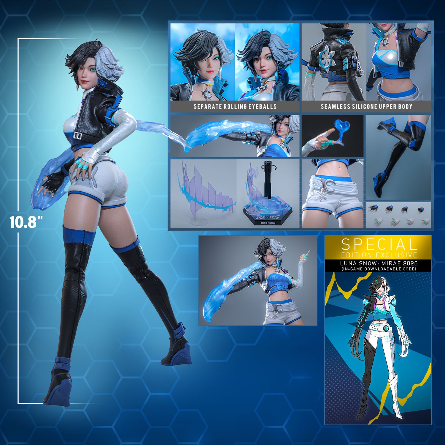 Marvel Luna Snow (Special Edition) Sixth Scale Figure  (Prototype Shown) View 2