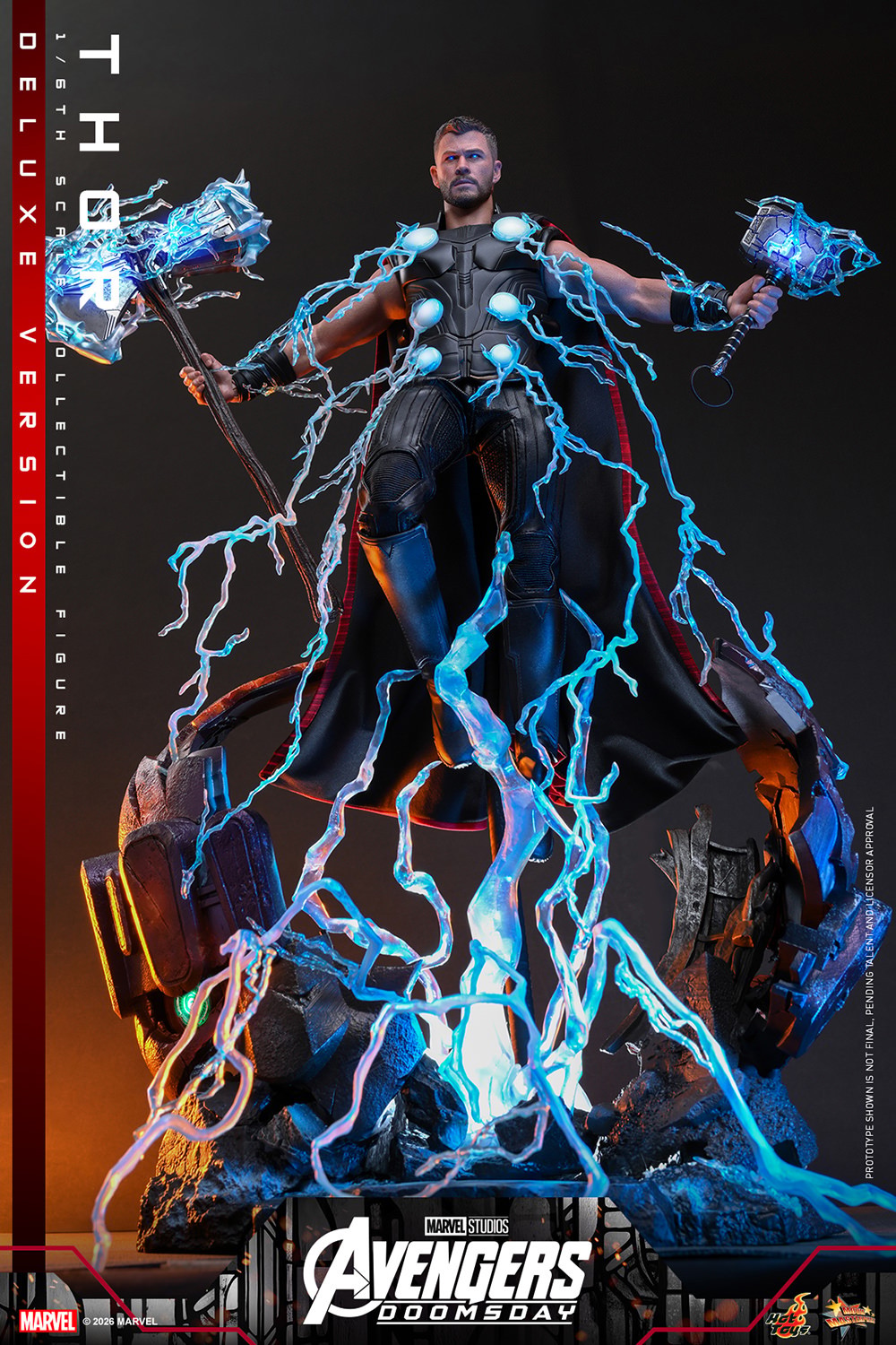 Marvel Thor (Deluxe Version) Sixth Scale Figure  (Prototype Shown) View 10