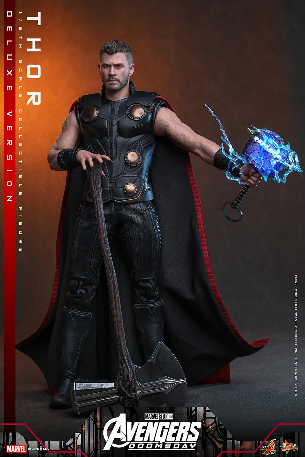 Marvel Thor (Deluxe Version) Sixth Scale Figure  (Prototype Shown) View 13