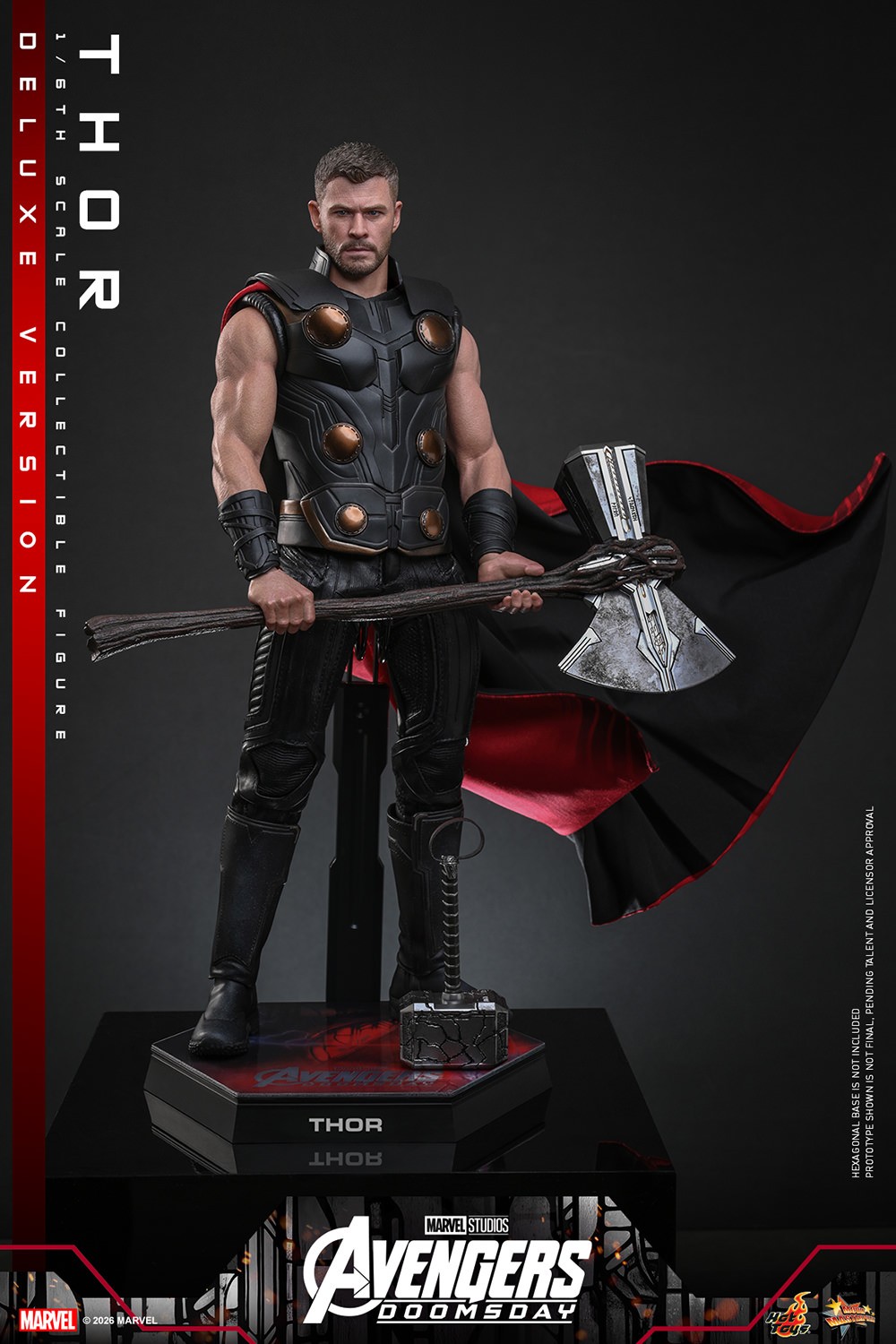 Marvel Thor (Deluxe Version) Sixth Scale Figure  (Prototype Shown) View 14