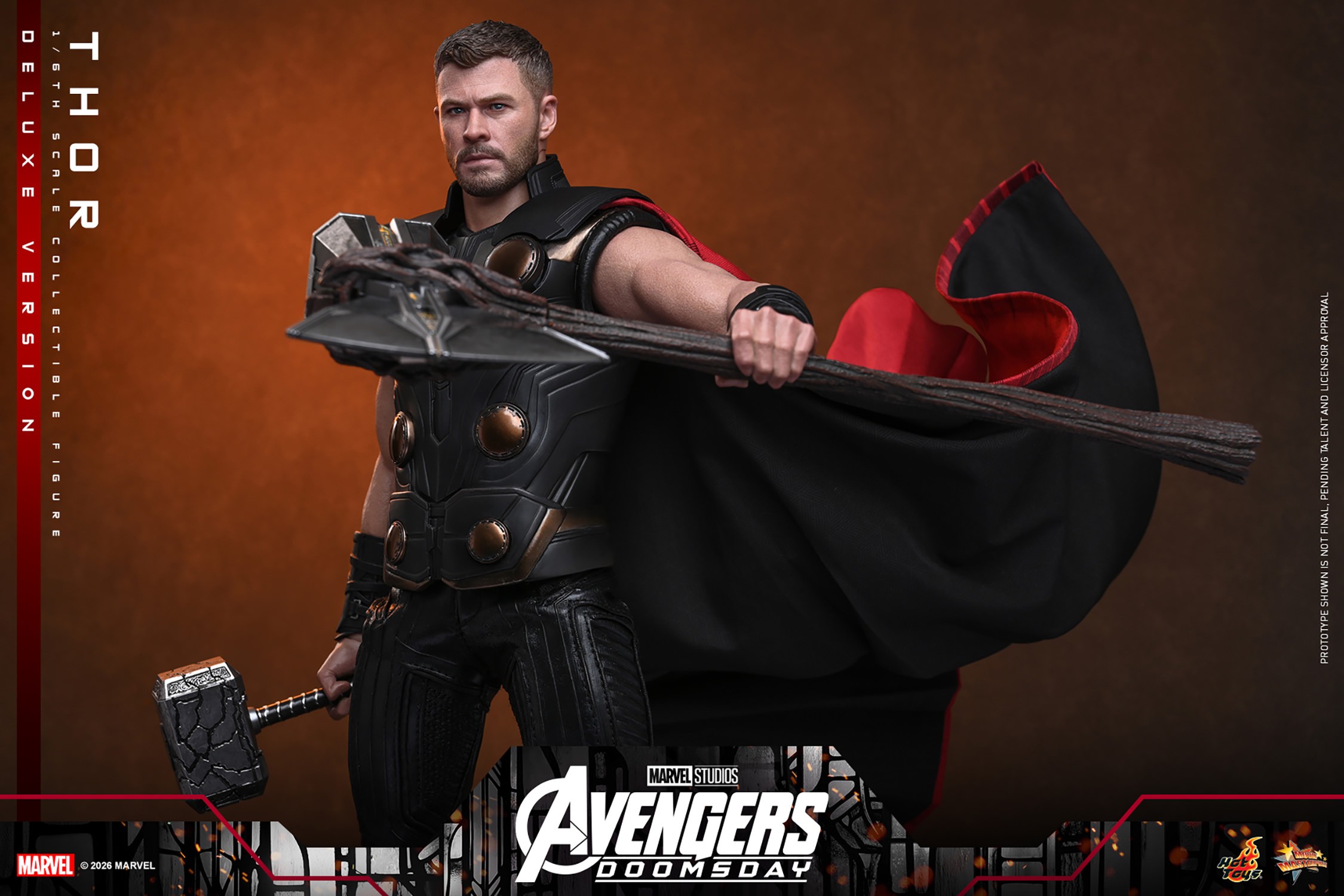 Marvel Thor (Deluxe Version) Sixth Scale Figure  (Prototype Shown) View 17