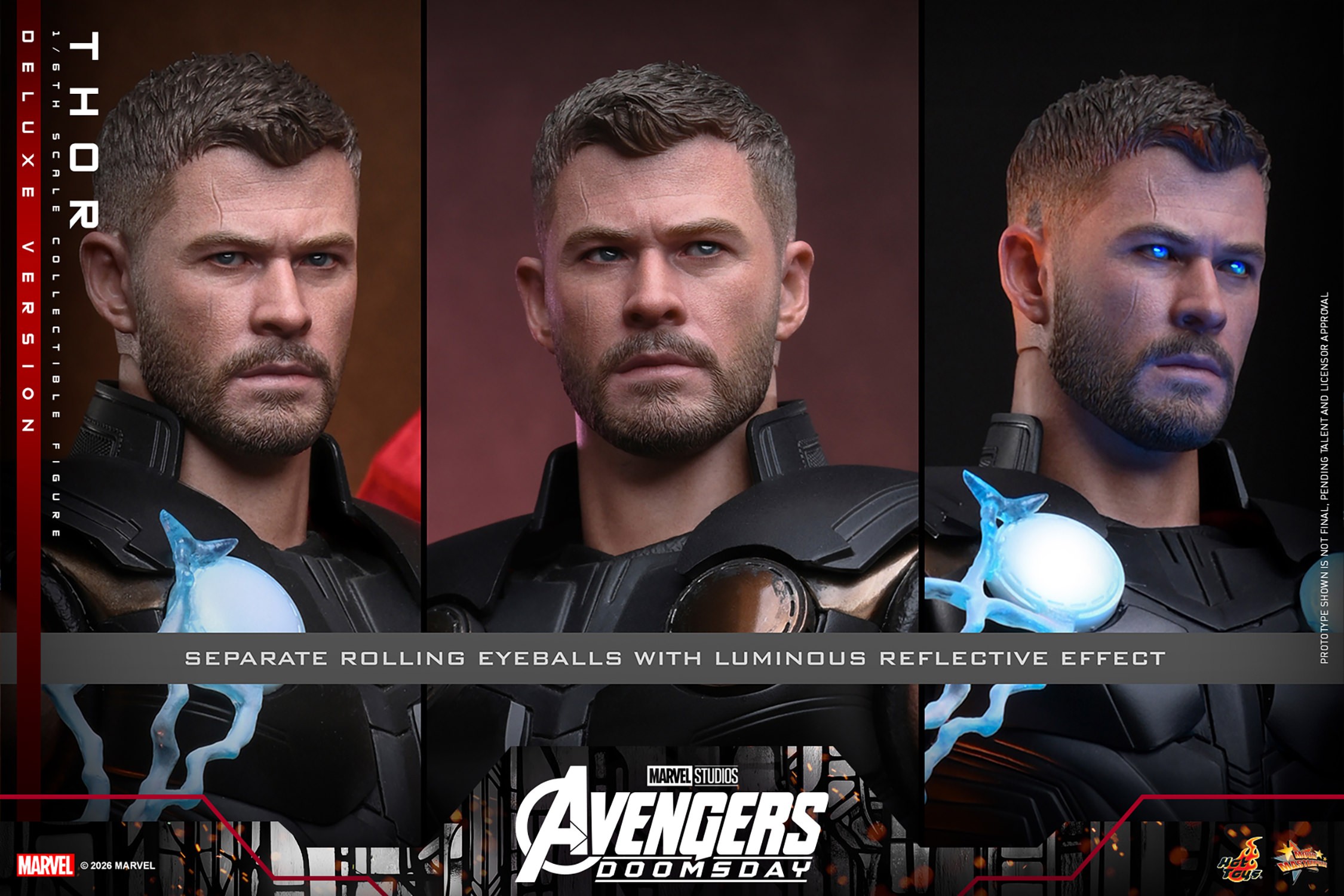 Marvel Thor (Deluxe Version) Sixth Scale Figure  (Prototype Shown) View 18