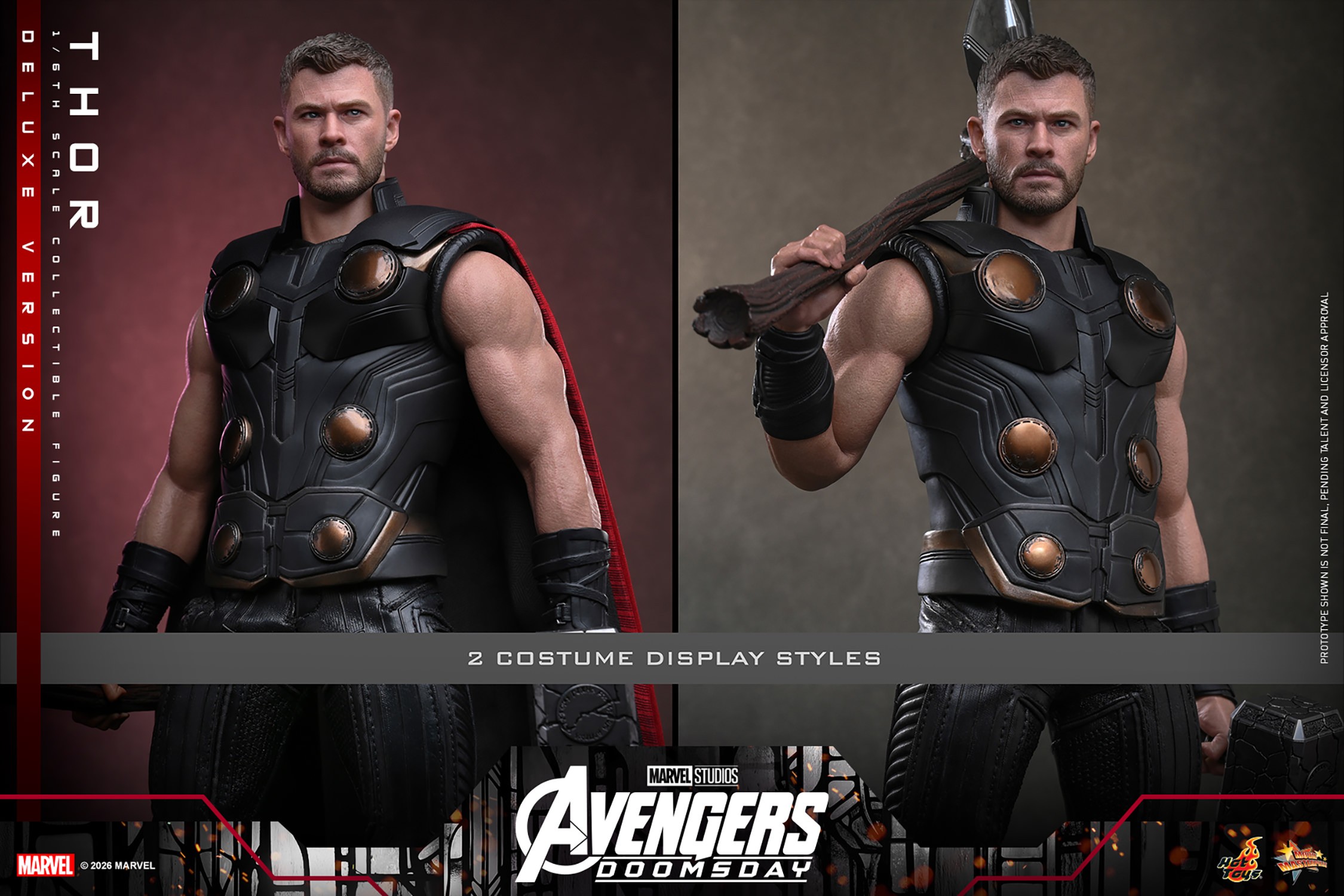 Marvel Thor (Deluxe Version) Sixth Scale Figure  (Prototype Shown) View 19