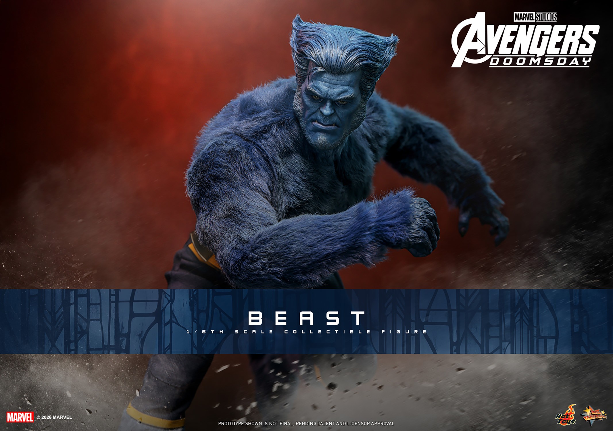 Marvel Beast Sixth Scale Figure  Collector Edition (Prototype Shown) View 1
