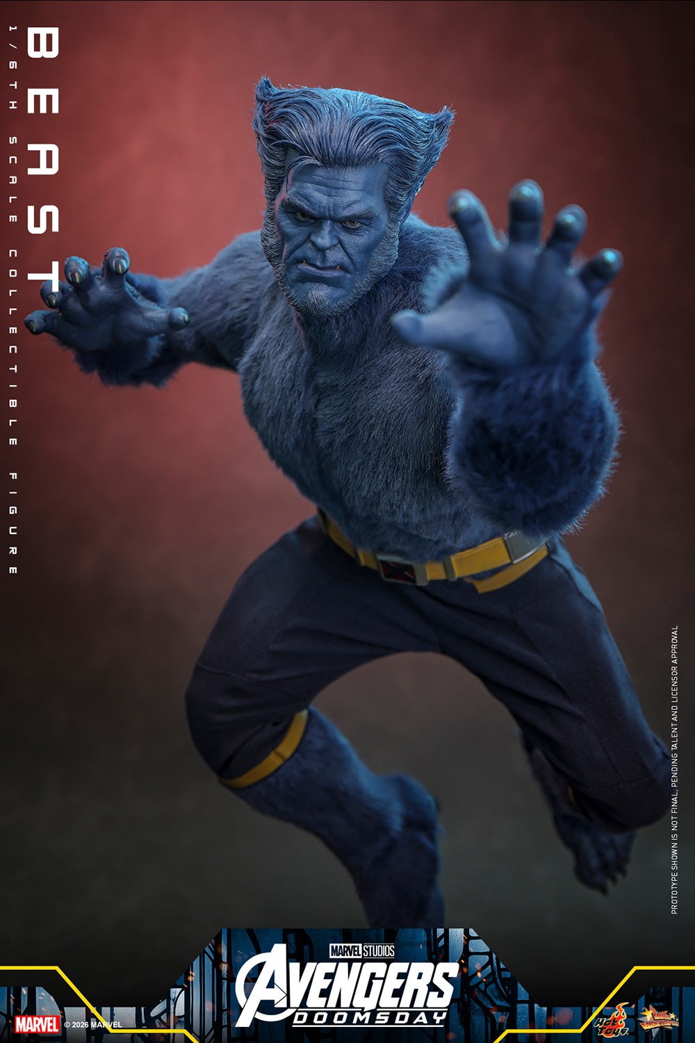 Marvel Beast Sixth Scale Figure  Collector Edition (Prototype Shown) View 4