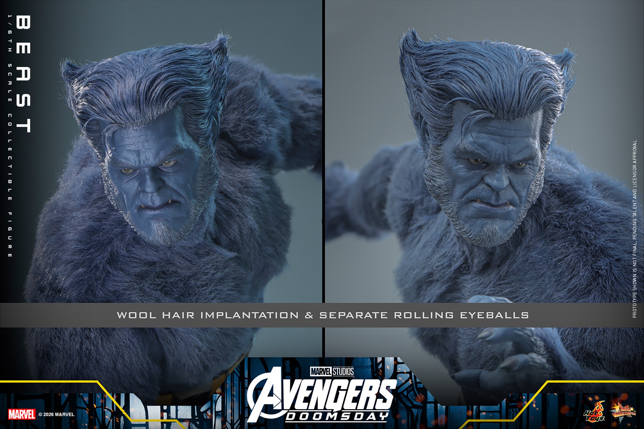 Marvel Beast Sixth Scale Figure  Collector Edition (Prototype Shown) View 17