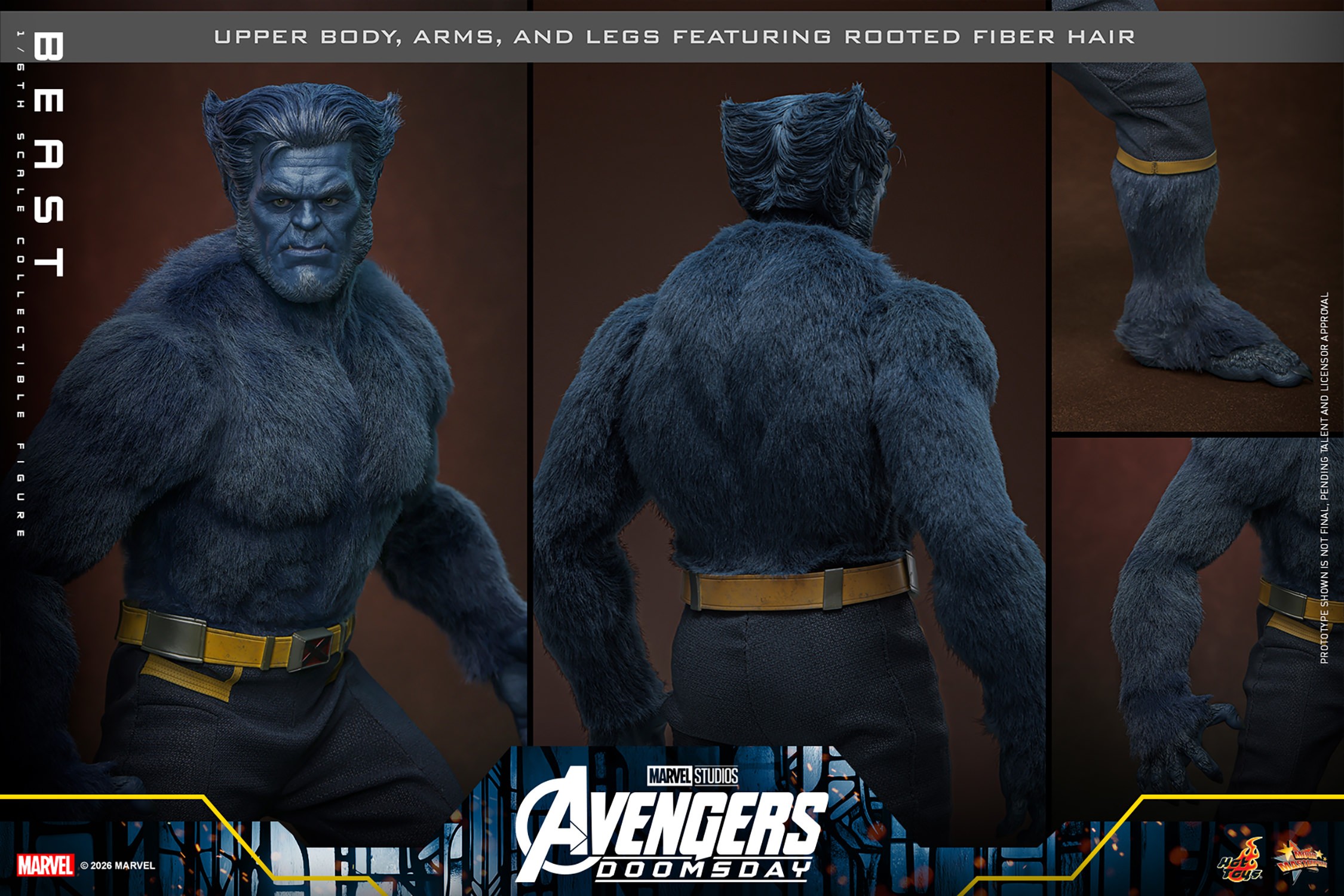 Marvel Beast Sixth Scale Figure  Collector Edition (Prototype Shown) View 18