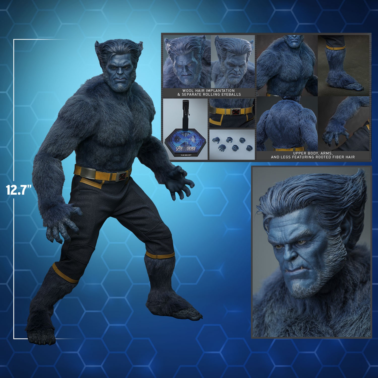 Marvel Beast Sixth Scale Figure  Collector Edition (Prototype Shown) View 2