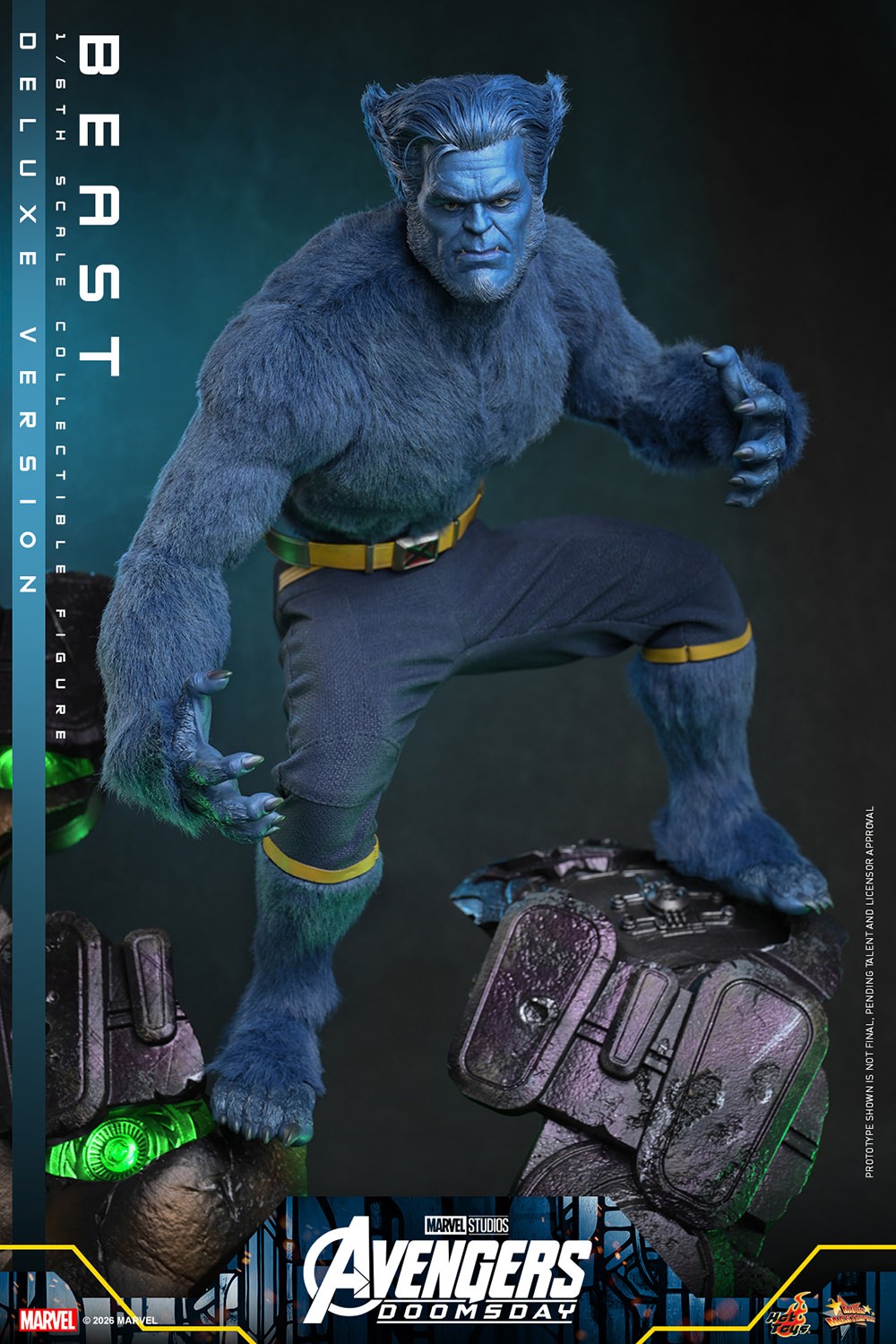 Marvel Beast (Deluxe Version) Sixth Scale Figure  (Prototype Shown) View 10