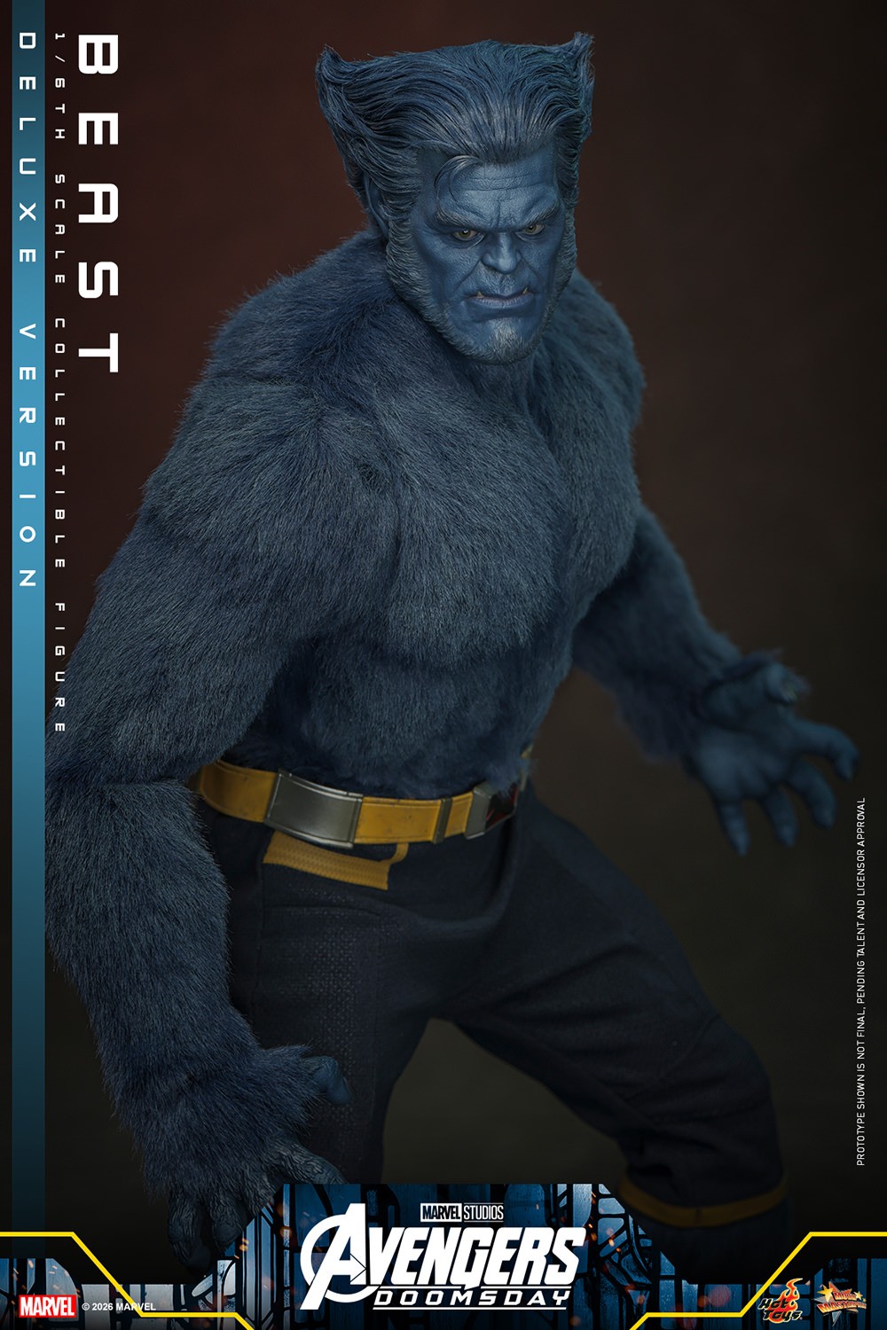 Marvel Beast (Deluxe Version) Sixth Scale Figure  (Prototype Shown) View 13