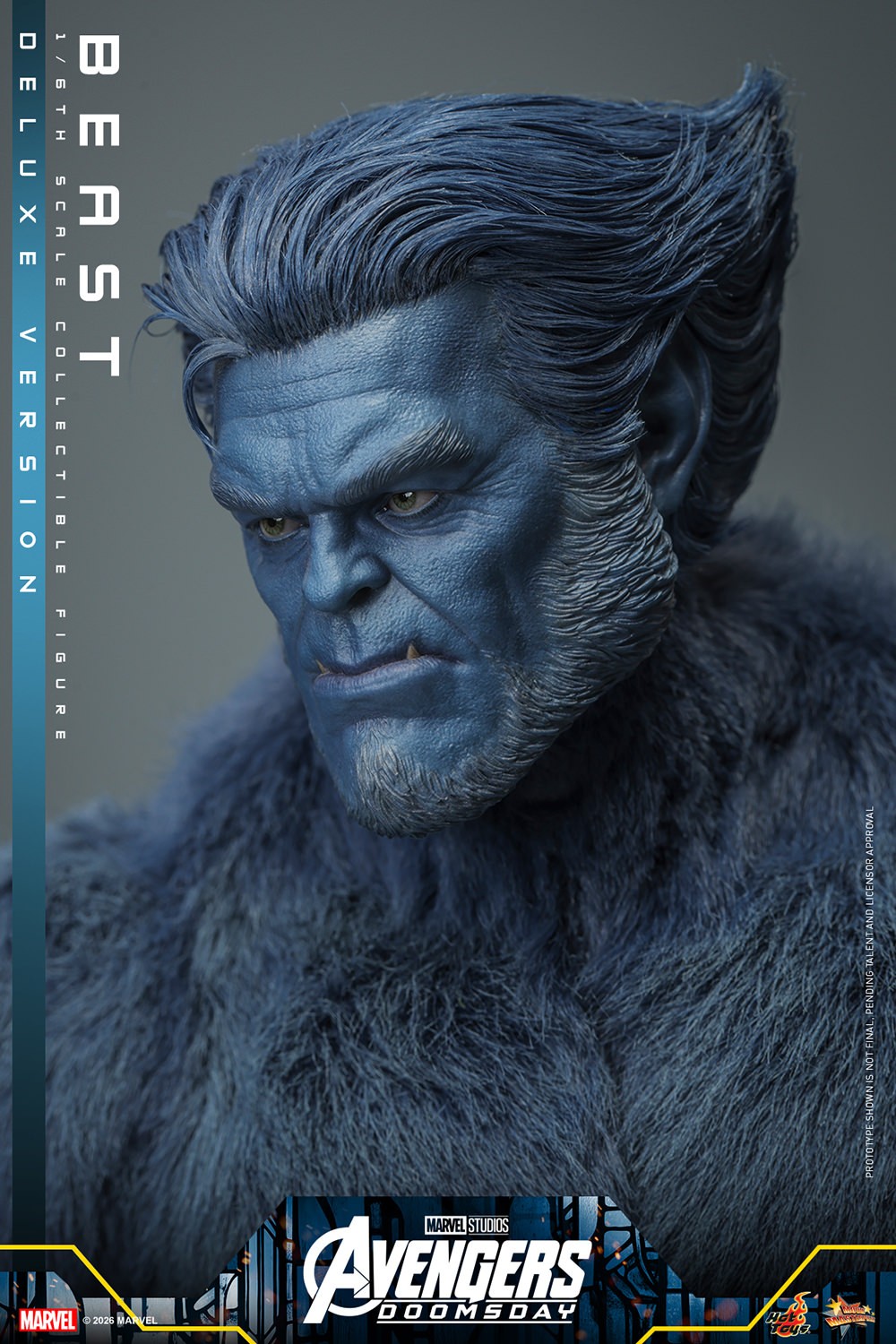 Marvel Beast (Deluxe Version) Sixth Scale Figure  (Prototype Shown) View 14