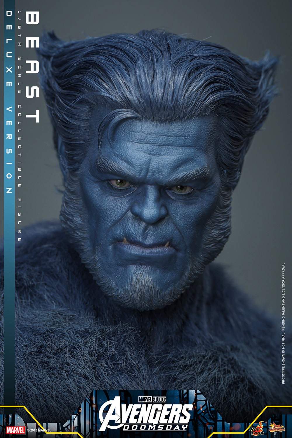 Marvel Beast (Deluxe Version) Sixth Scale Figure  (Prototype Shown) View 15
