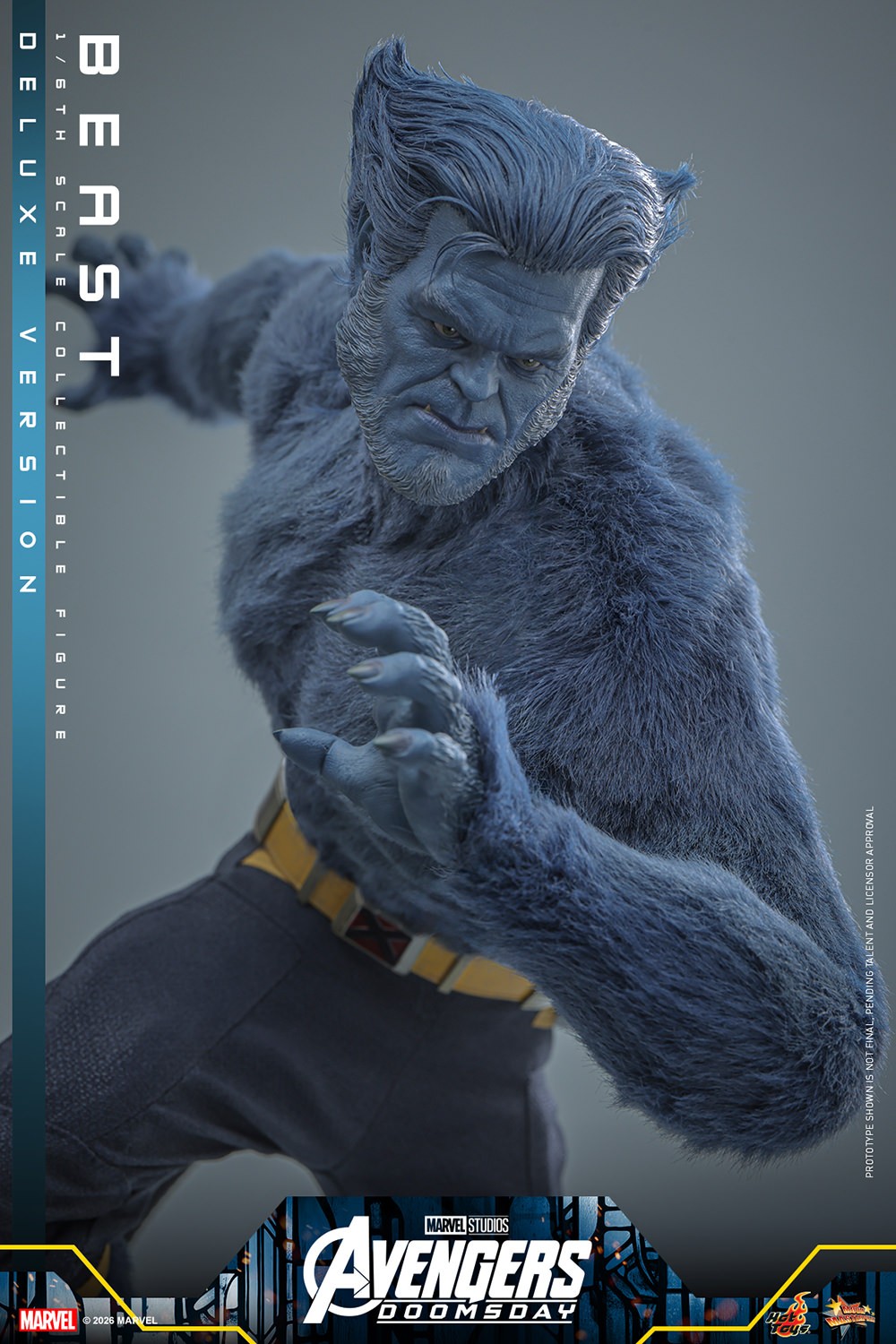 Marvel Beast (Deluxe Version) Sixth Scale Figure  (Prototype Shown) View 16
