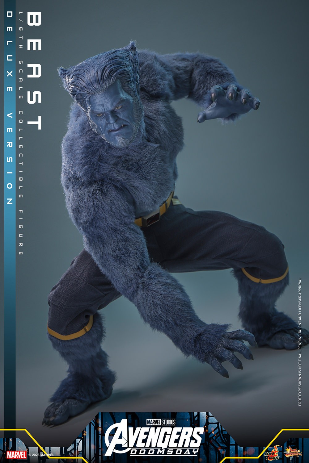 Marvel Beast (Deluxe Version) Sixth Scale Figure  (Prototype Shown) View 17