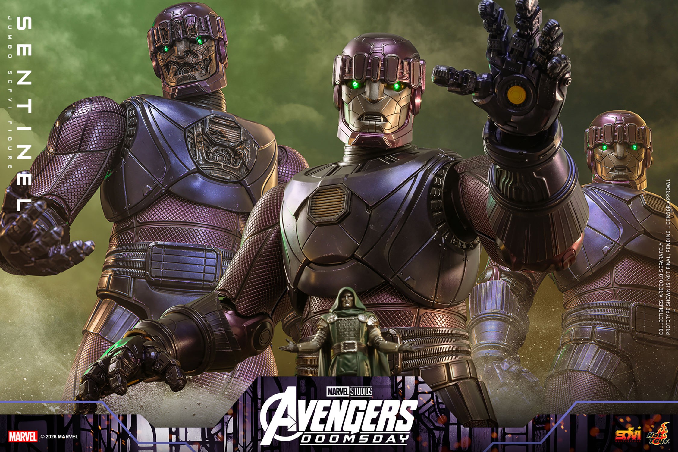 Marvel Sentinel Jumbo Sofvi Collectible Figure  (Prototype Shown) View 1