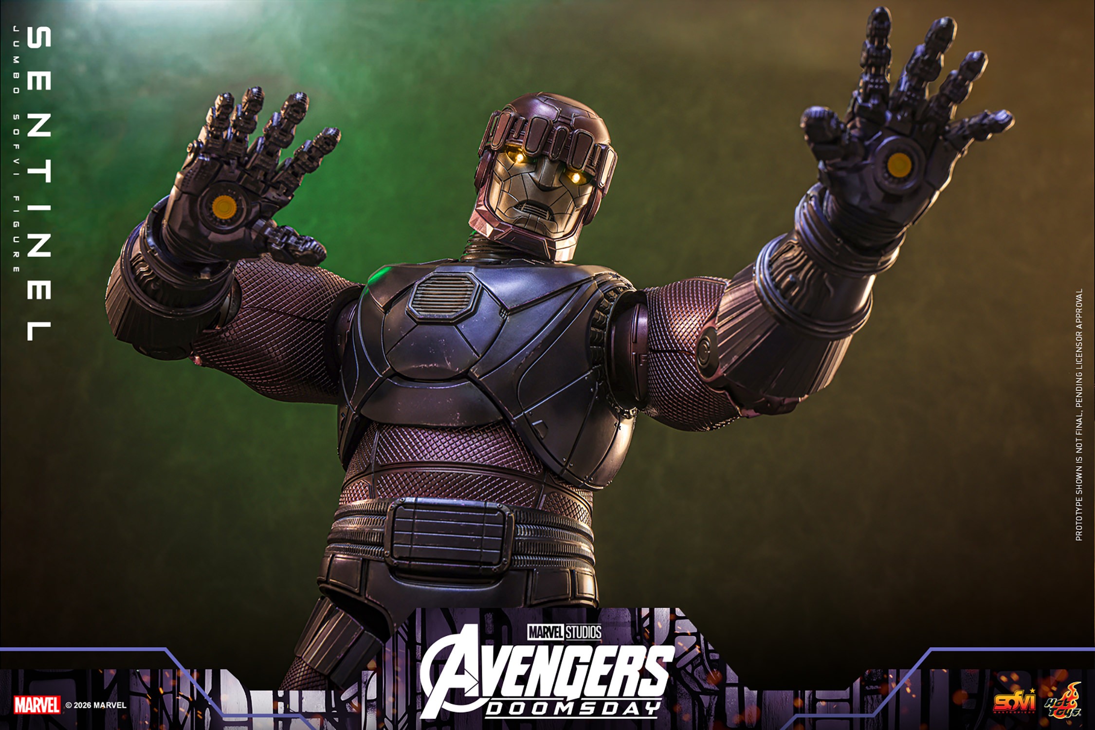 Marvel Sentinel Jumbo Sofvi Collectible Figure  (Prototype Shown) View 11
