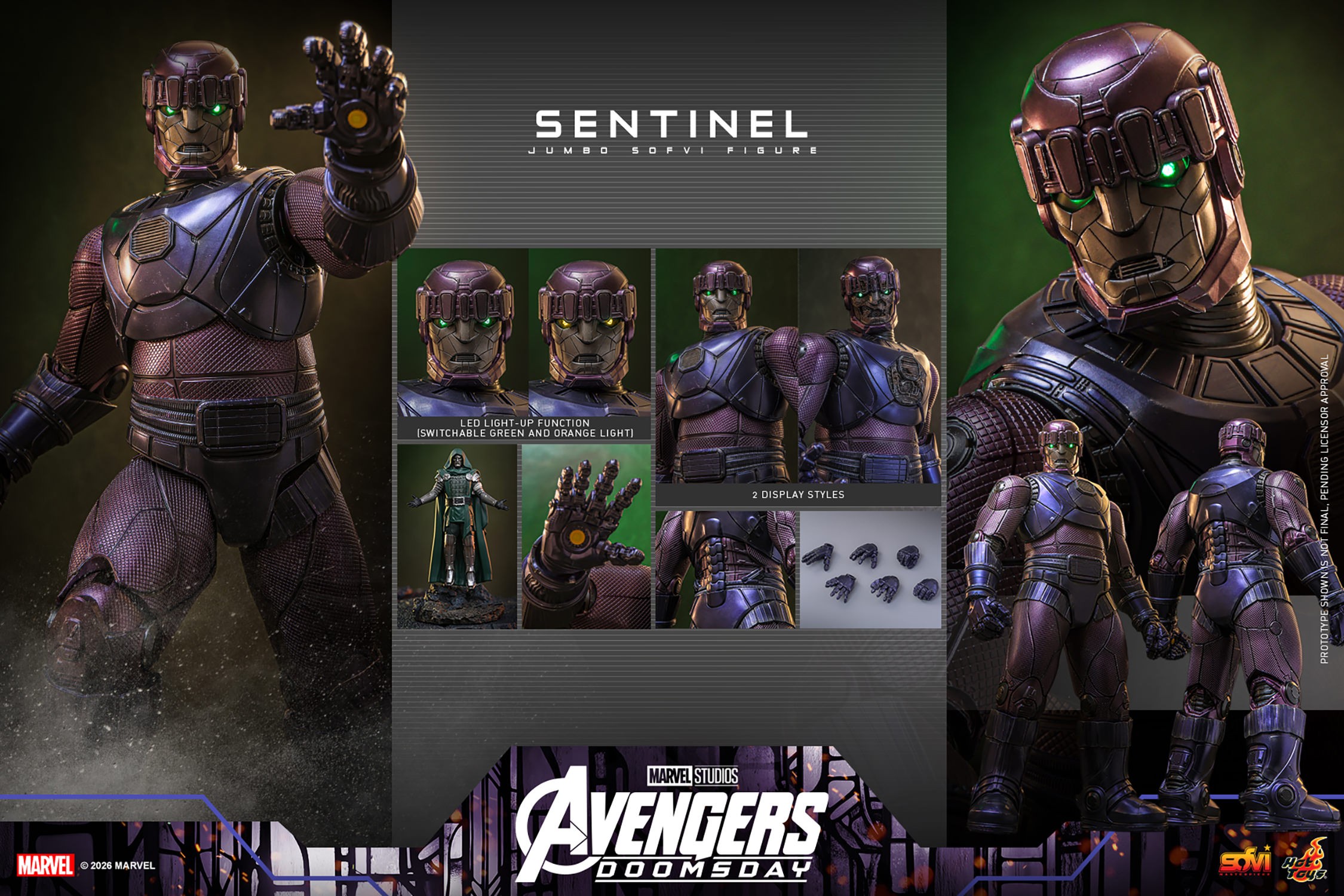 Marvel Sentinel Jumbo Sofvi Collectible Figure  (Prototype Shown) View 22