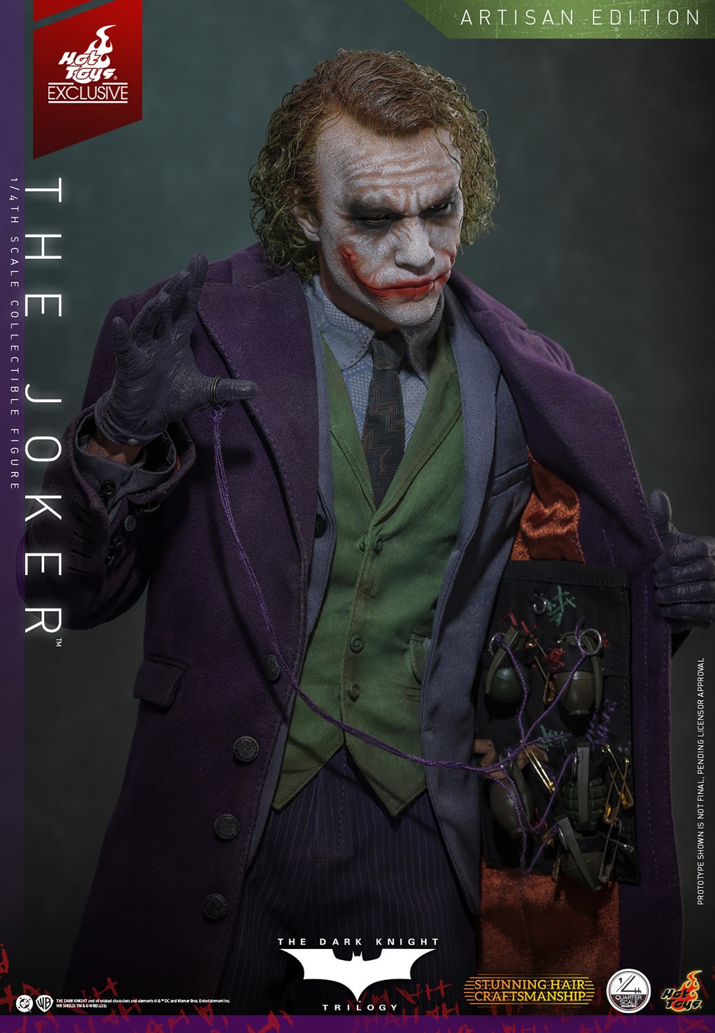 Hot Toys - 【新品未開封】sideshow アートプリント　ジョーカー&ハーレイ The Joker (2.0) (Artisan Edition) Quarter Scale Figure by Hot Toys
