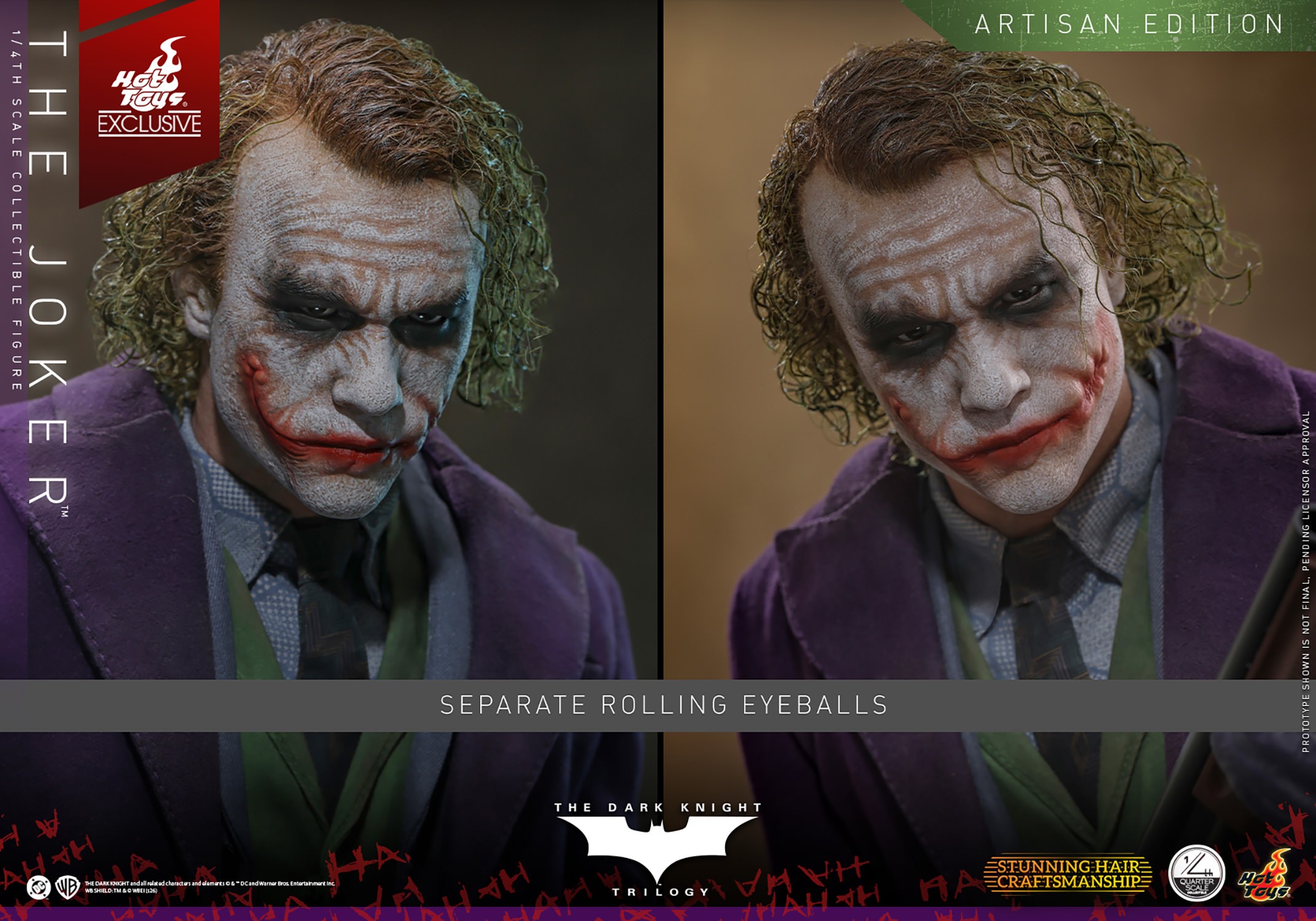 DC Comics The Joker™ (2.0) (Artisan Edition) Quarter Scale Figure  (Prototype Shown) View 24