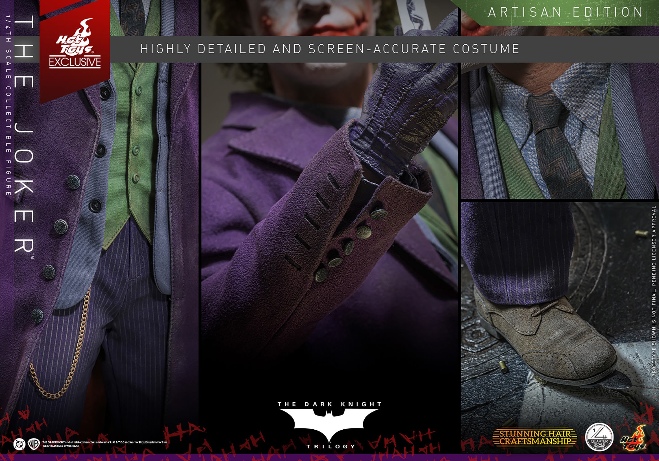 DC Comics The Joker™ (2.0) (Artisan Edition) Quarter Scale Figure  (Prototype Shown) View 25