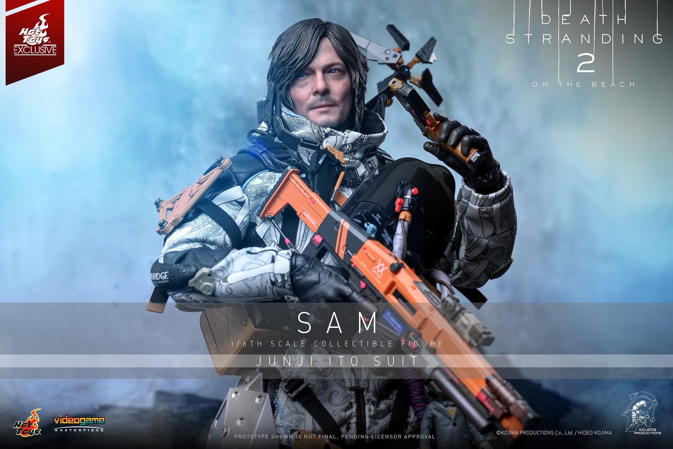 Death Stranding Sam (Junji Ito Suit) Sixth Scale Figure  Collector Edition (Prototype Shown) View 1