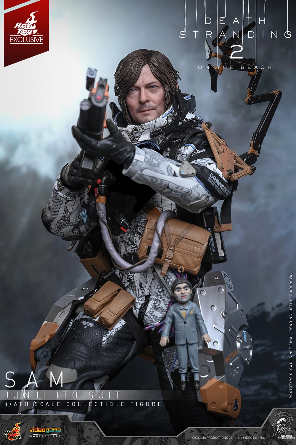 Death Stranding Sam (Junji Ito Suit) Sixth Scale Figure  Collector Edition (Prototype Shown) View 4