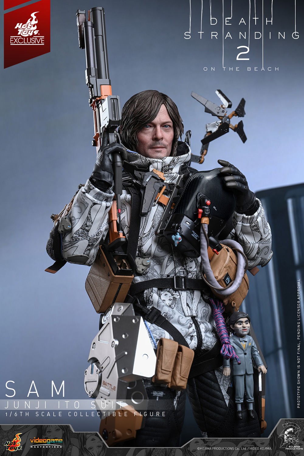 Death Stranding Sam (Junji Ito Suit) Sixth Scale Figure  Collector Edition (Prototype Shown) View 7