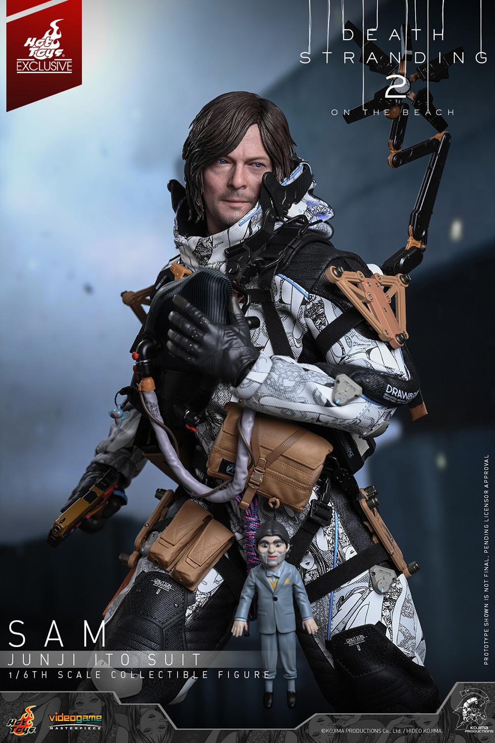 Death Stranding Sam (Junji Ito Suit) Sixth Scale Figure  Collector Edition (Prototype Shown) View 8