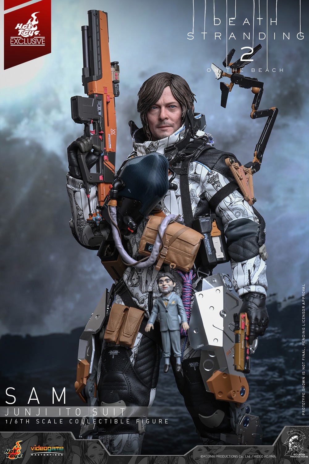 Death Stranding Sam (Junji Ito Suit) Sixth Scale Figure  Collector Edition (Prototype Shown) View 11