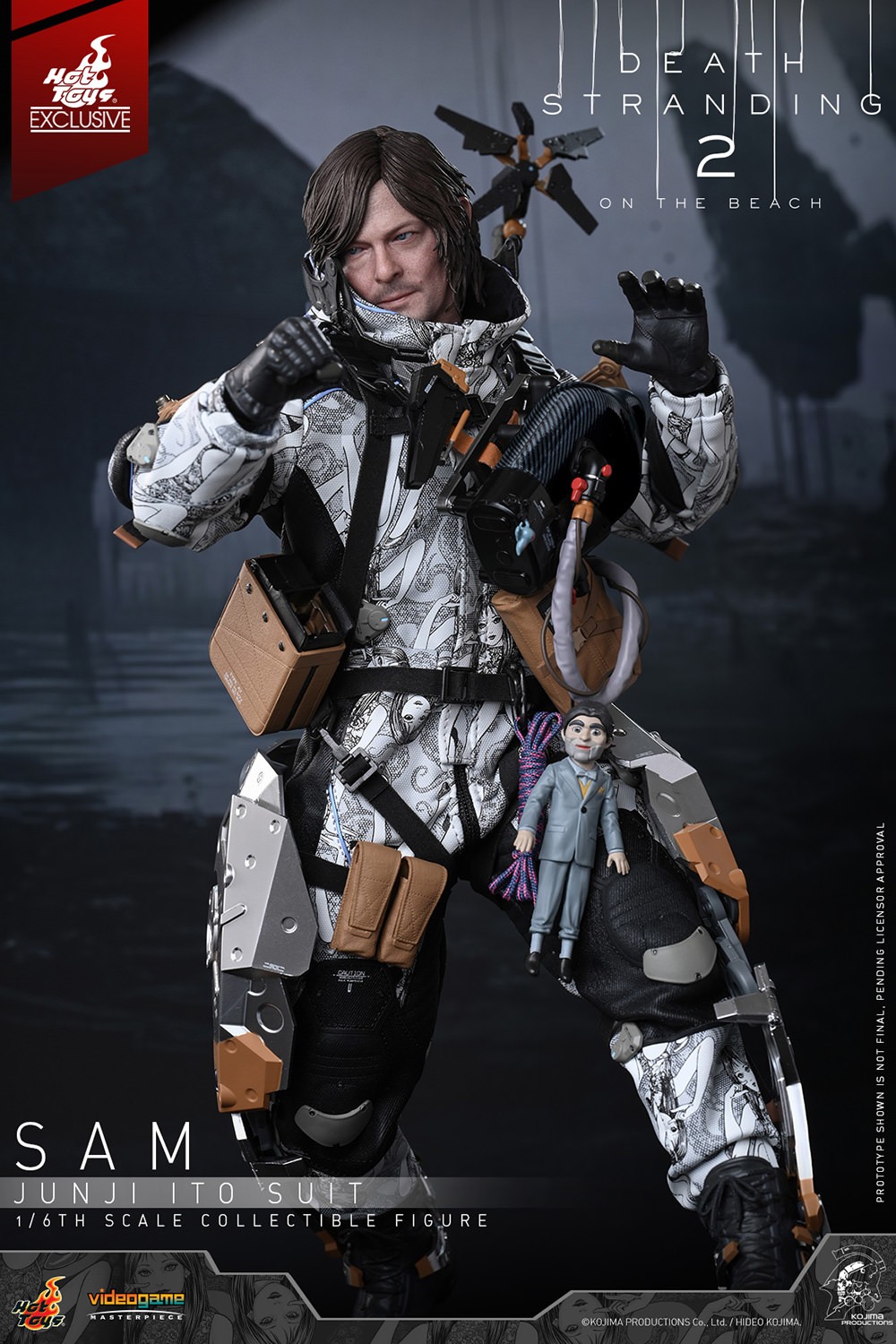 Death Stranding Sam (Junji Ito Suit) Sixth Scale Figure  Collector Edition (Prototype Shown) View 12