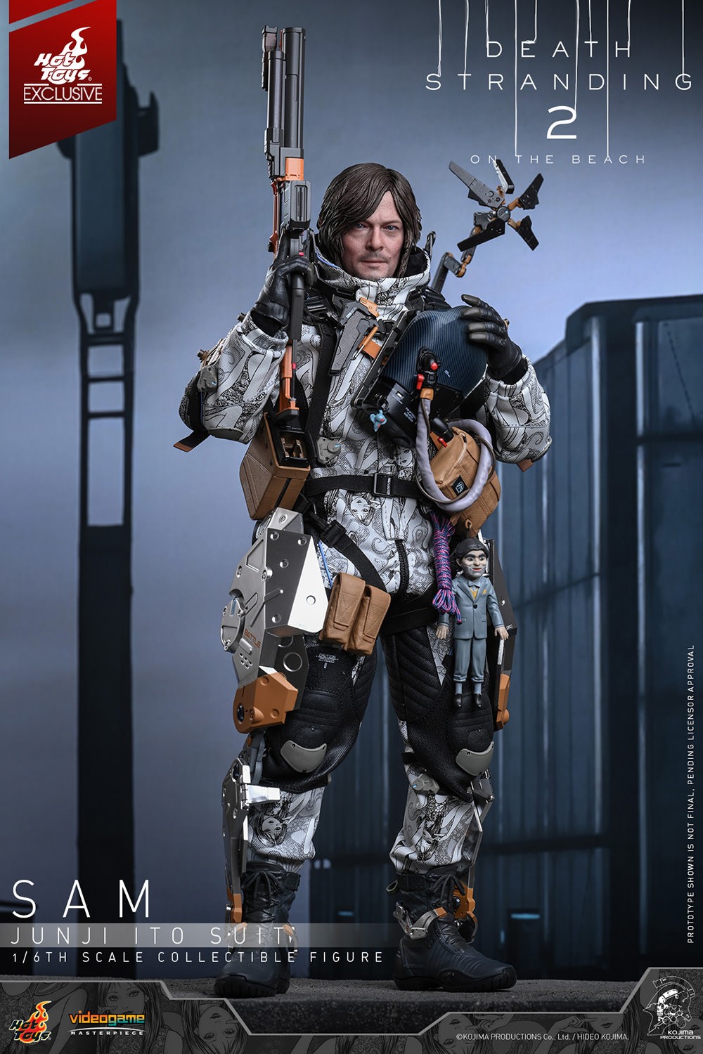 Death Stranding Sam (Junji Ito Suit) Sixth Scale Figure  Collector Edition (Prototype Shown) View 14