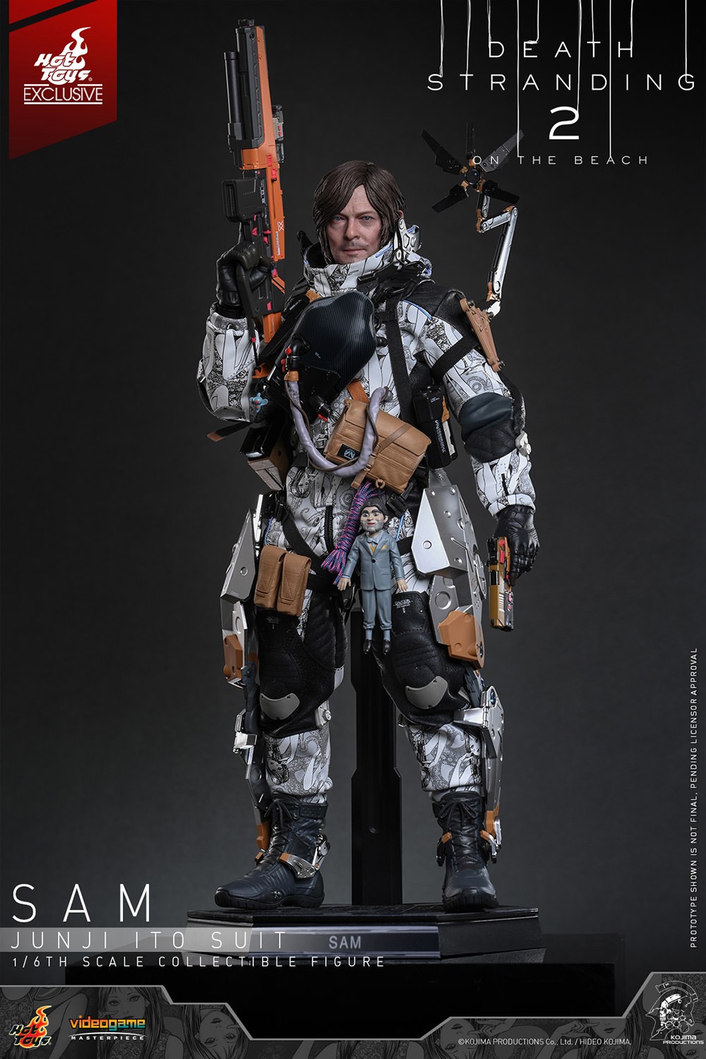 Death Stranding Sam (Junji Ito Suit) Sixth Scale Figure  Collector Edition (Prototype Shown) View 20