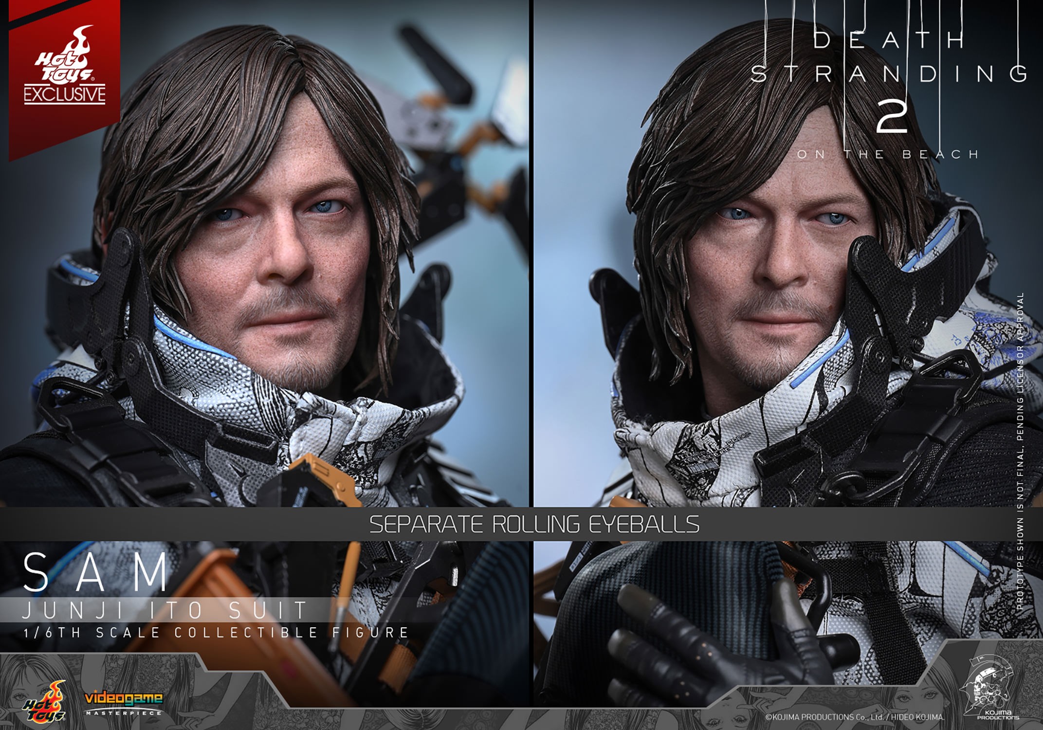 Death Stranding Sam (Junji Ito Suit) Sixth Scale Figure  Collector Edition (Prototype Shown) View 21