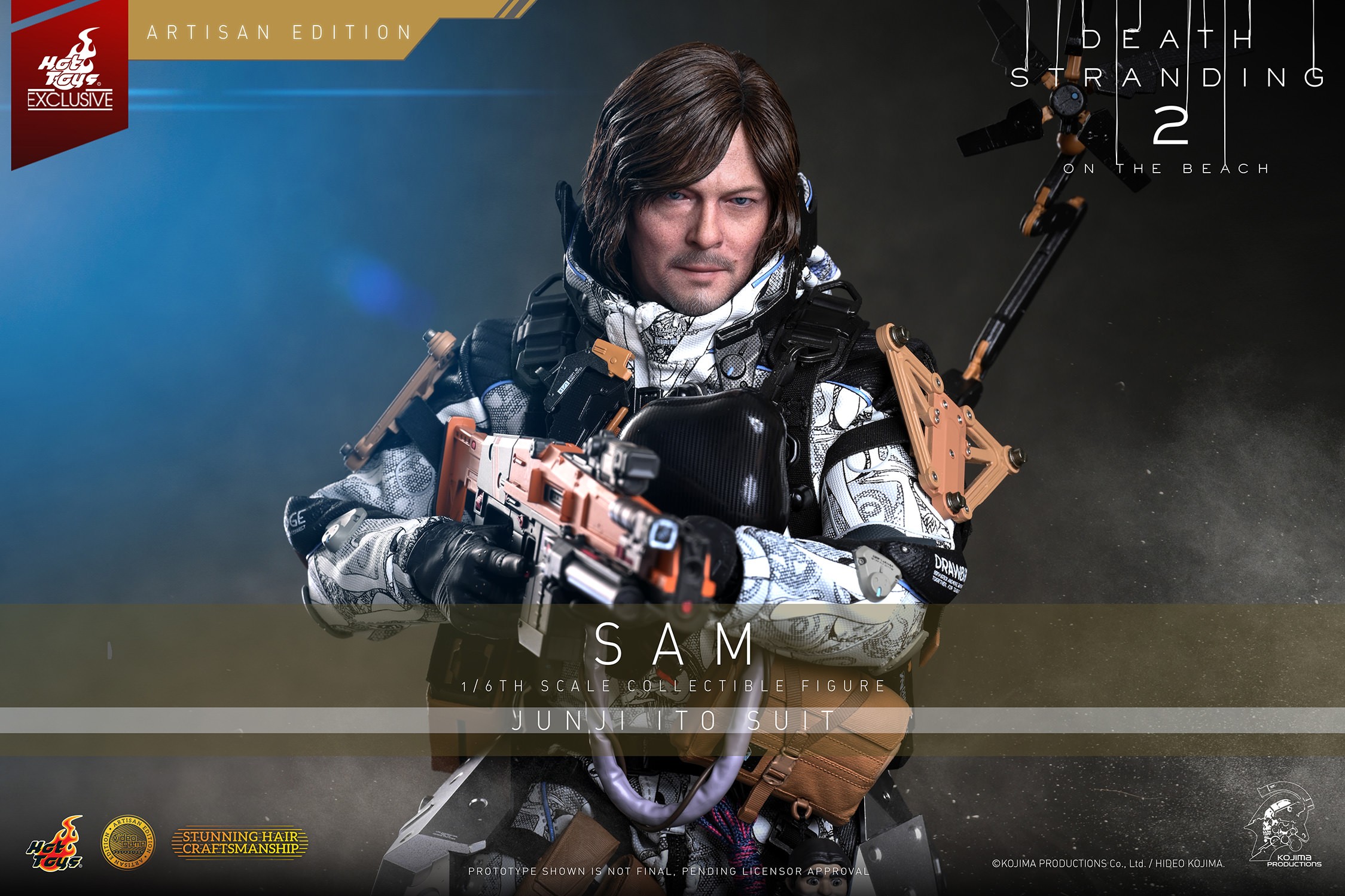 Death Stranding Sam (Junji Ito Suit) (Artisan Edition) Sixth Scale Figure  (Prototype Shown) View 1