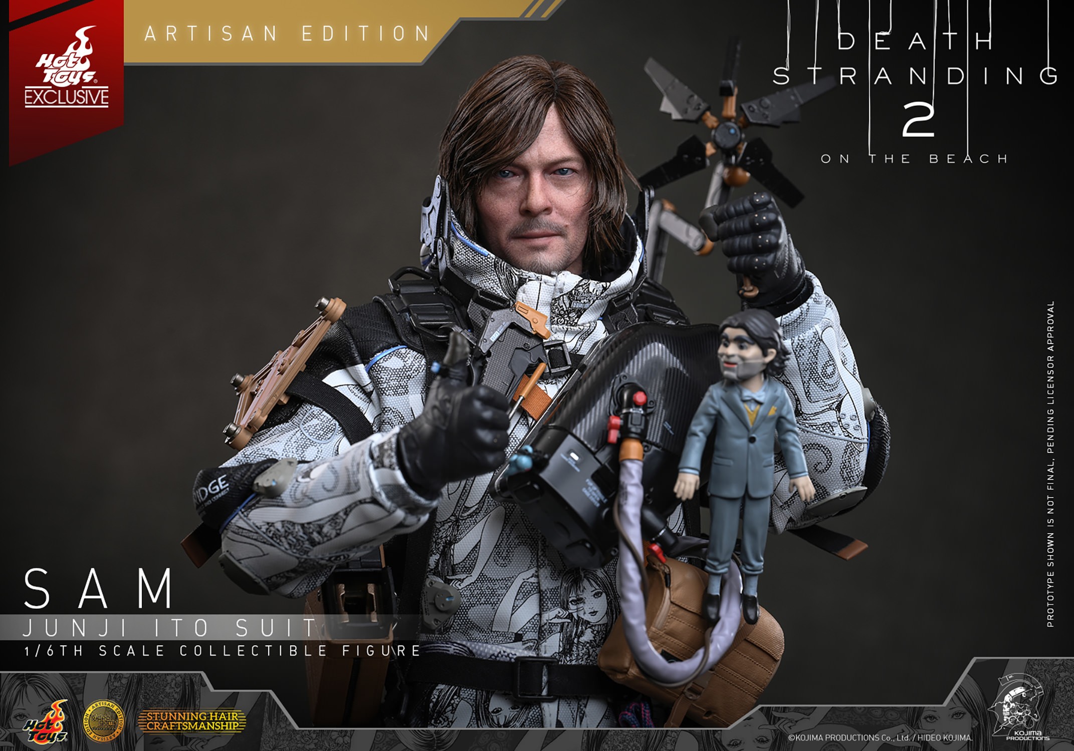Death Stranding Sam (Junji Ito Suit) (Artisan Edition) Sixth Scale Figure  (Prototype Shown) View 7