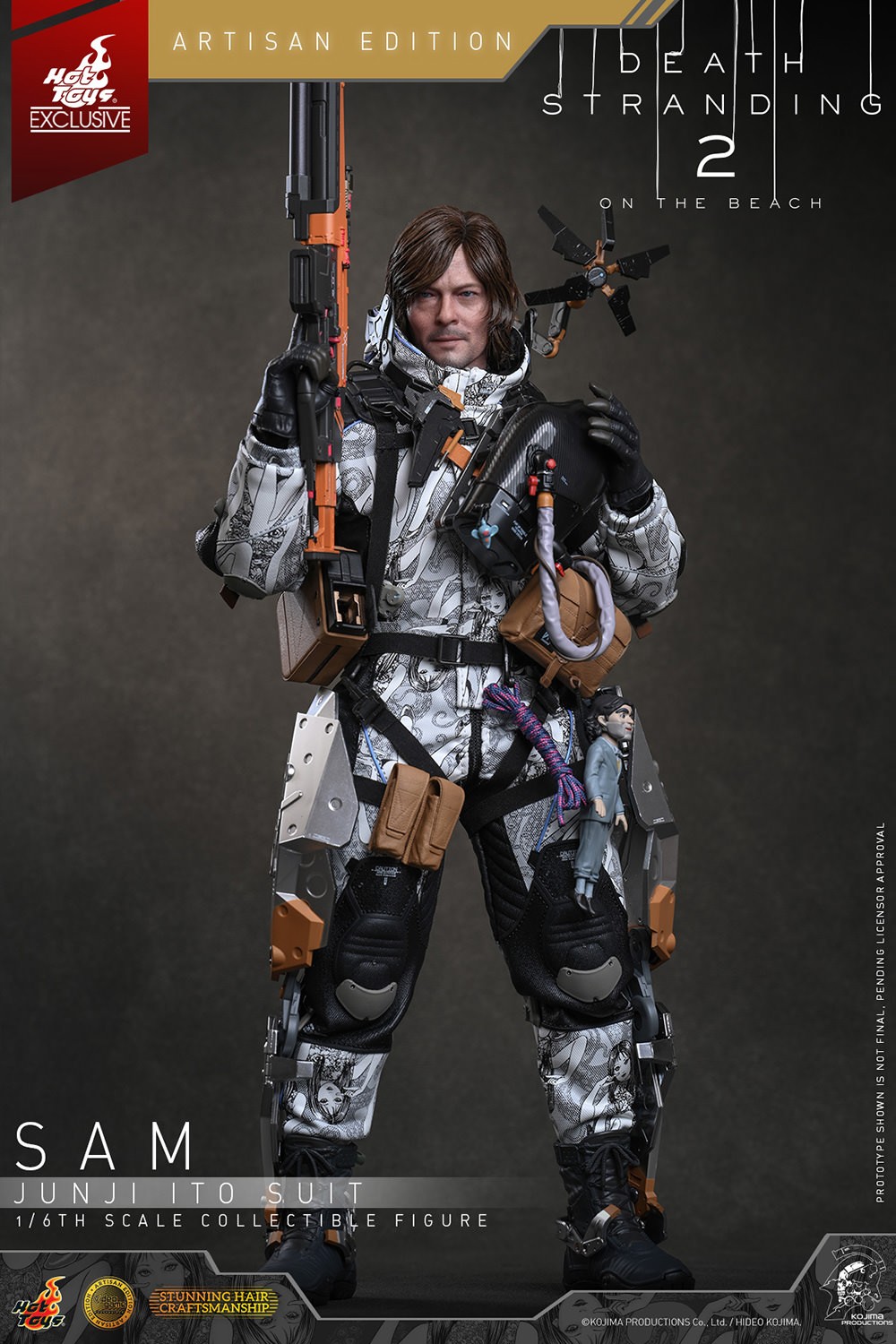 Death Stranding Sam (Junji Ito Suit) (Artisan Edition) Sixth Scale Figure  (Prototype Shown) View 10