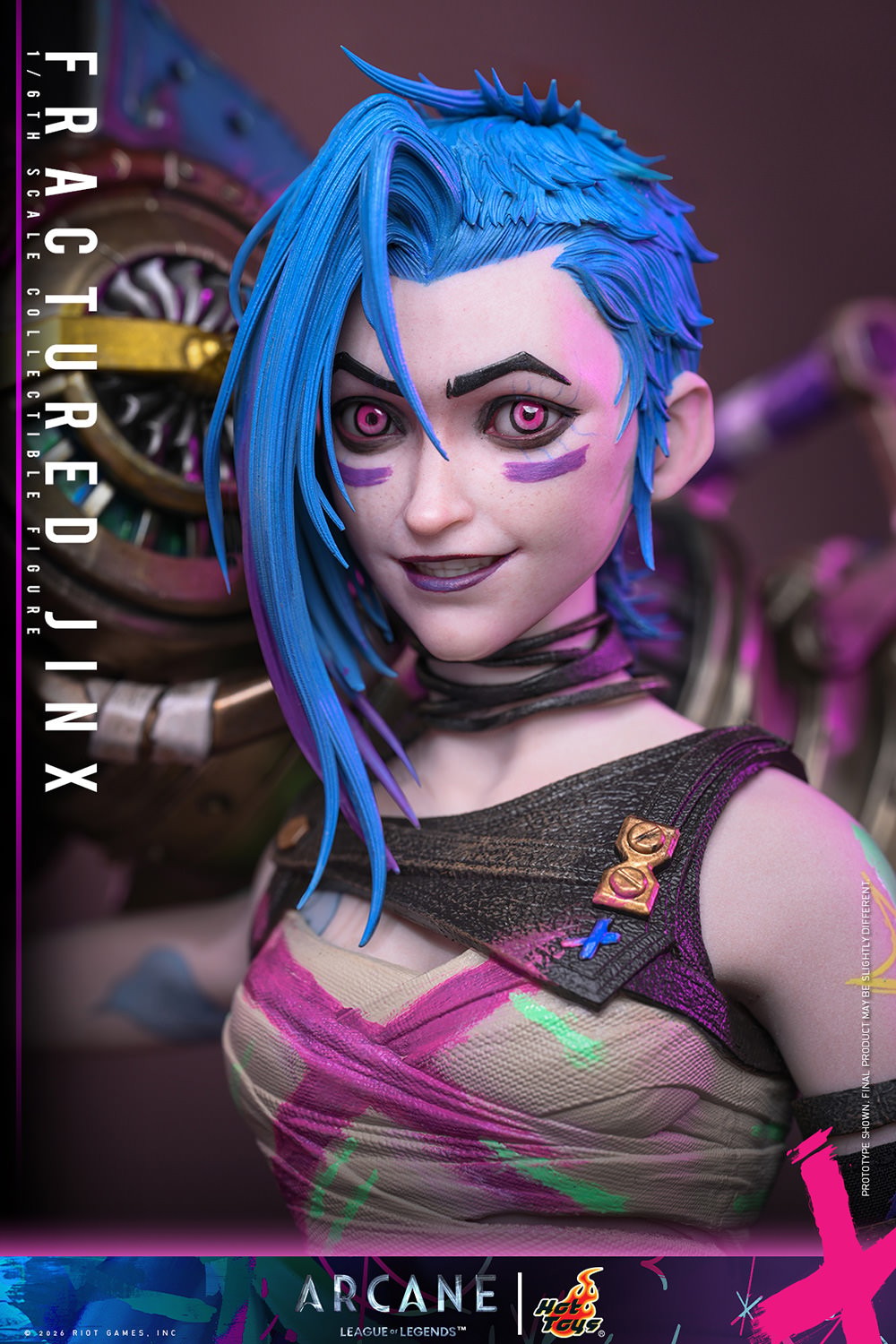 League of Legends Fractured Jinx Sixth Scale Figure  (Prototype Shown) View 6