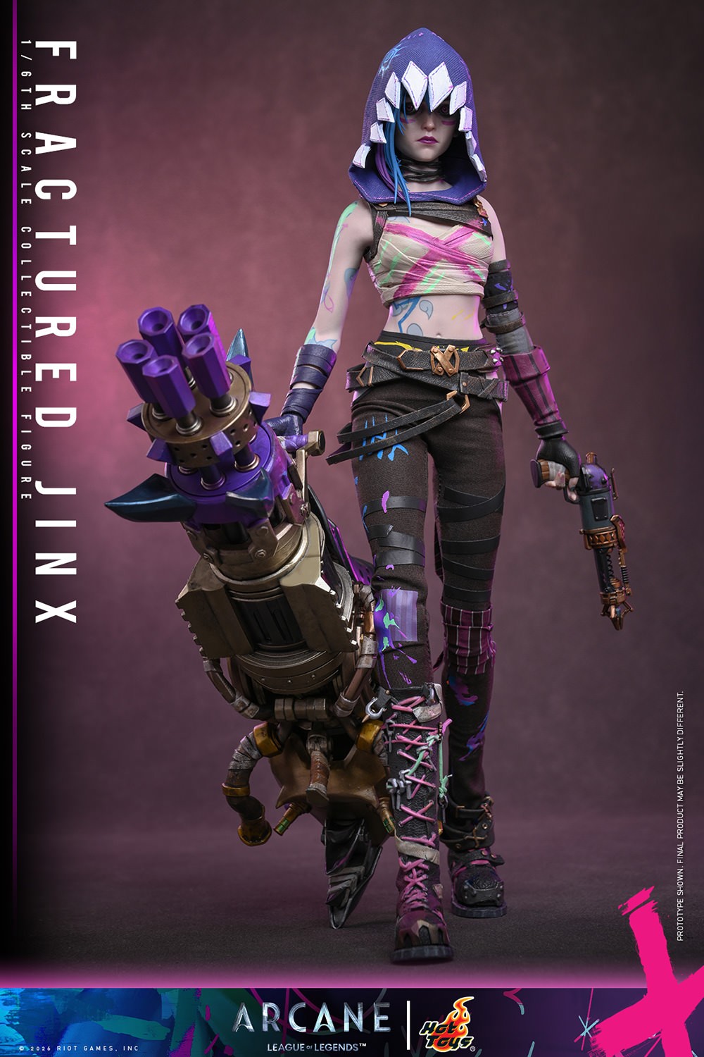 League of Legends Fractured Jinx Sixth Scale Figure  (Prototype Shown) View 13