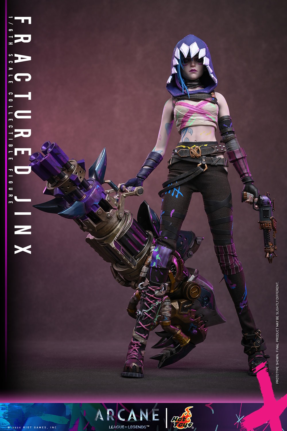 League of Legends Fractured Jinx Sixth Scale Figure  (Prototype Shown) View 14