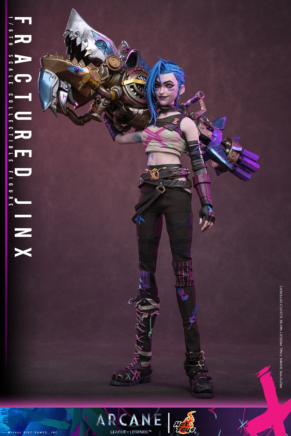 League of Legends Fractured Jinx Sixth Scale Figure  (Prototype Shown) View 16