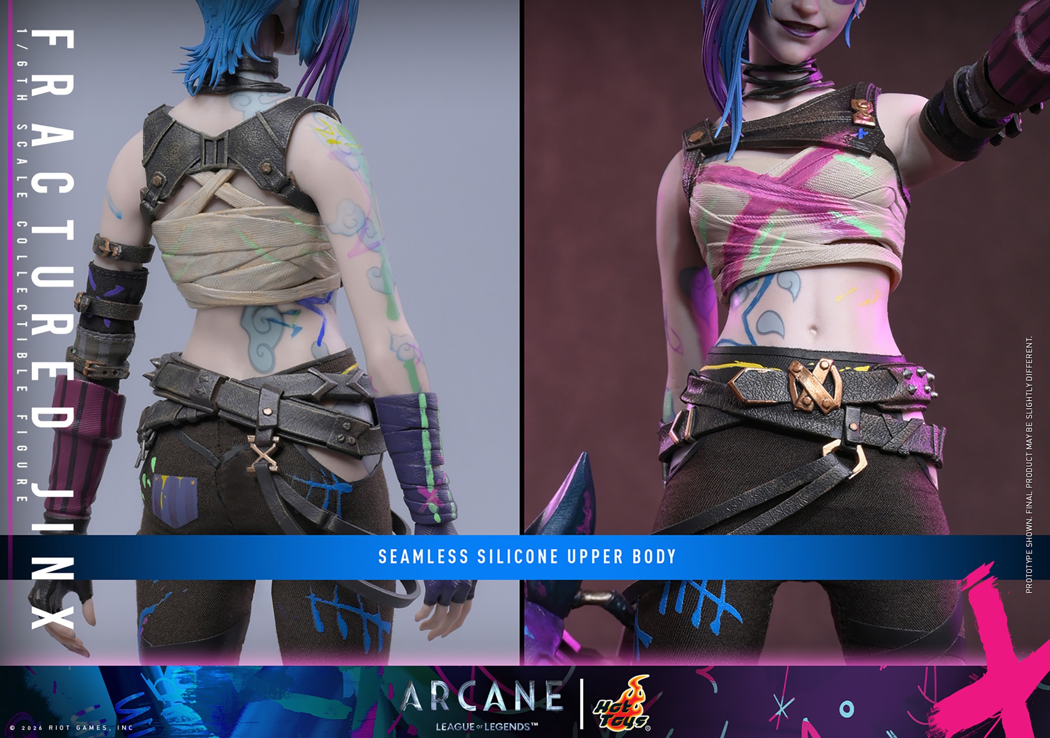 League of Legends Fractured Jinx Sixth Scale Figure  (Prototype Shown) View 21