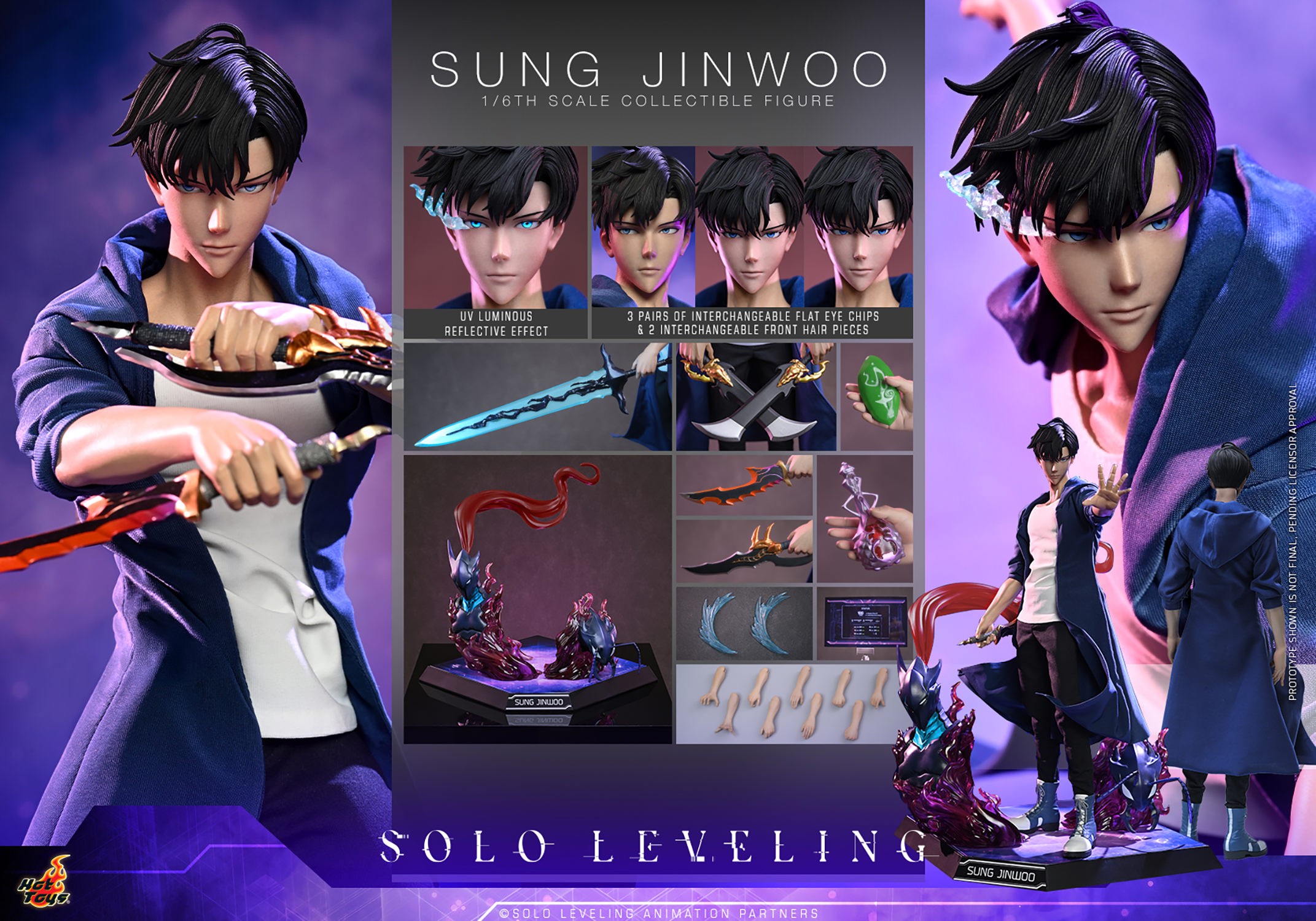 Solo Leveling Sung Jinwoo Sixth Scale Figure  (Prototype Shown) View 20