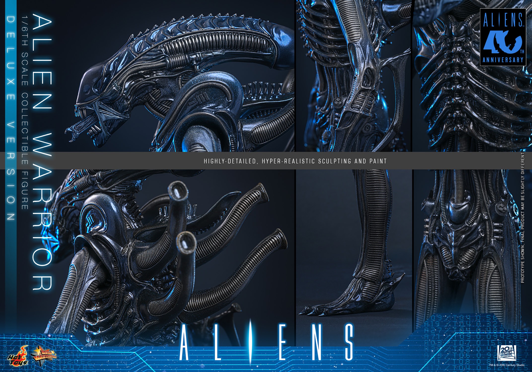 Alien Alien Warrior (Deluxe Version) Sixth Scale Figure  (Prototype Shown) View 17